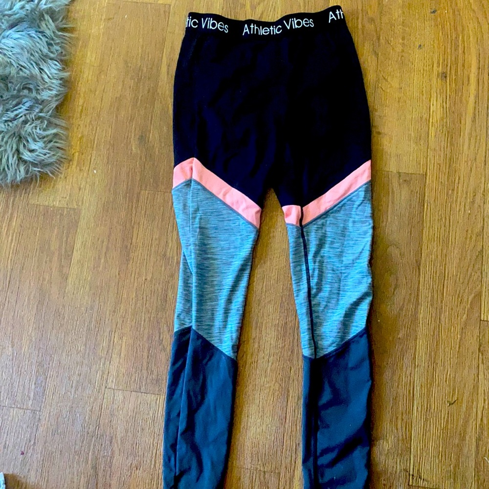 H & M multi color athletic leggings